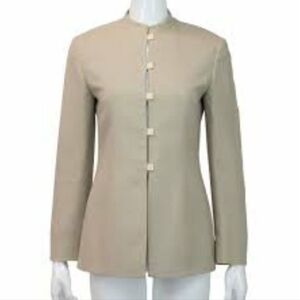 Women's Giorgio Armani Beige Linen Jacket/Blazer Size 10